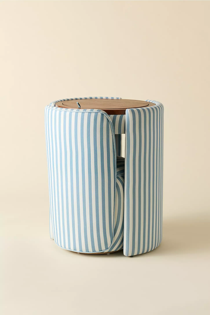 Upholstered Vanity & Stool Set