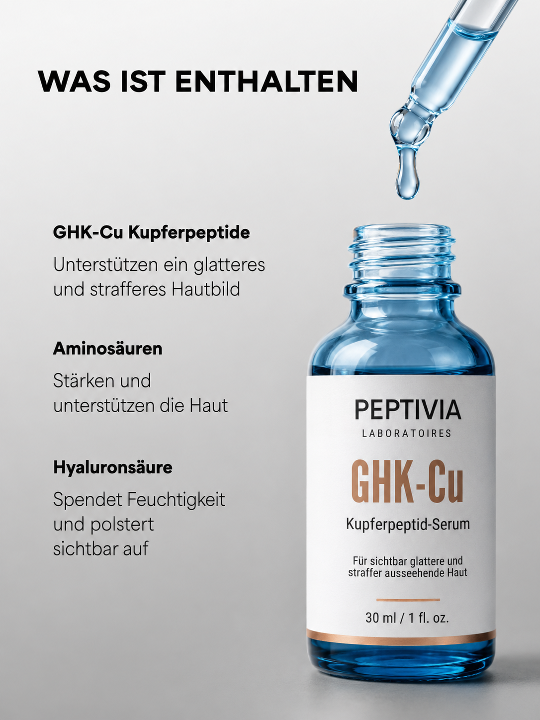 Peptivia™ GHK-Cu Kupferpeptid-Serum